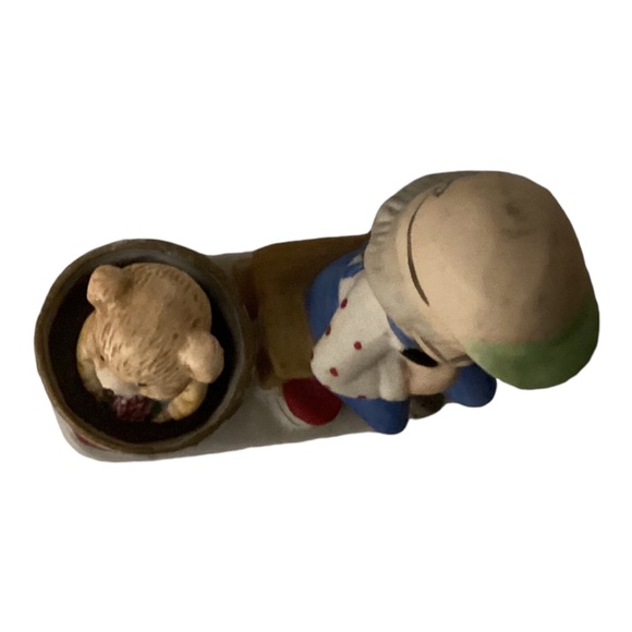 Grandpa Jasco Porcelain Christmas Luvkins Candelholder - Picture 4 of 9